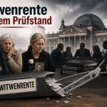 Witwenrente auf dem Schafott